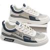 Huili Official Men's Shoes, Spring New Style, Men's Sneakers, Trendy Sports Shoes for Men, Beige Gray Blue, Size 42