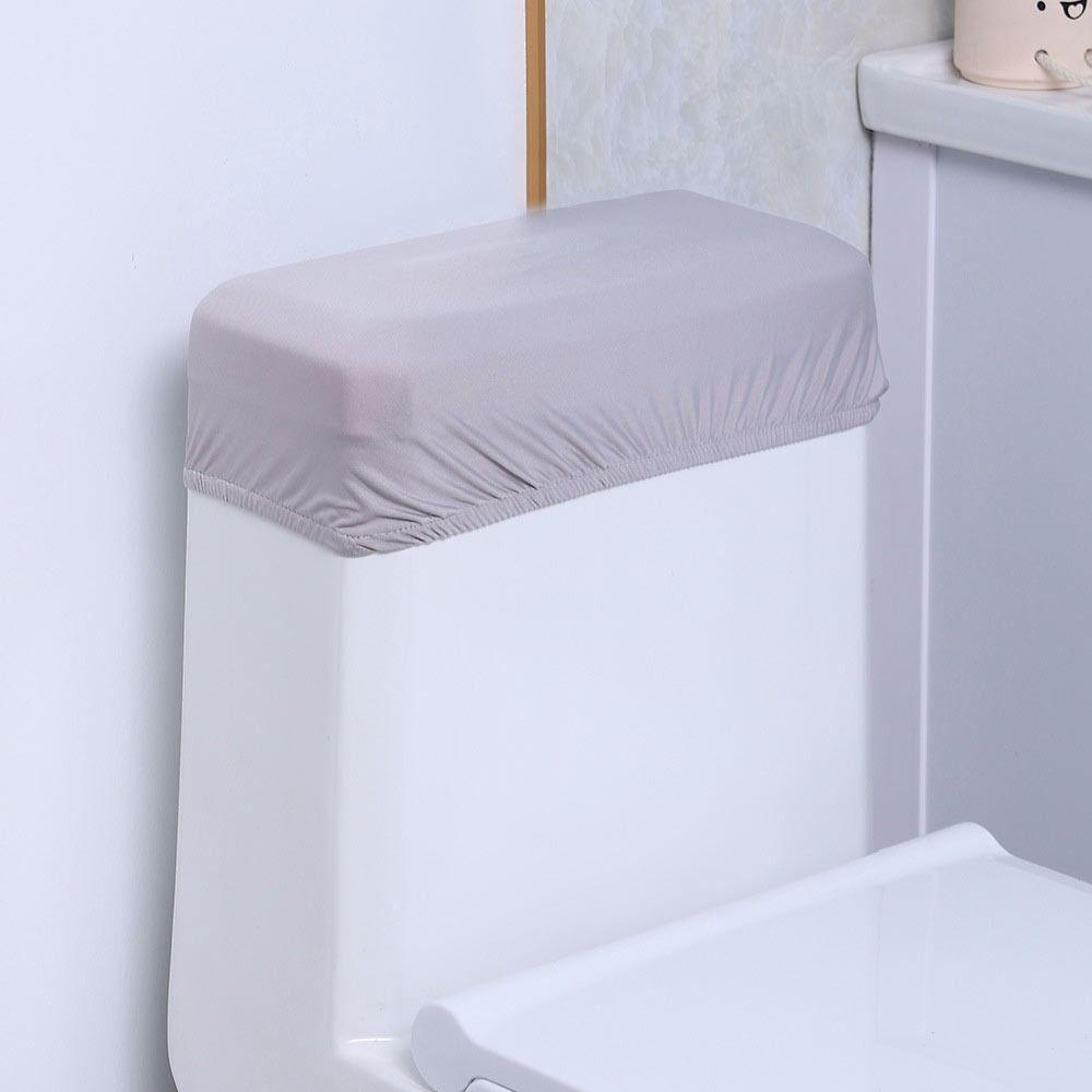 Staubdichte Toilettenspülkasten Staubschutzhülle Stretch Waschbar Elastische Toilettenabdeckung