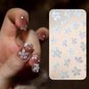 Reusable 3D Flower Embossing Mold Flexible Silicone DIY Craft Decorations Mold For Nail Art And Craft Projects