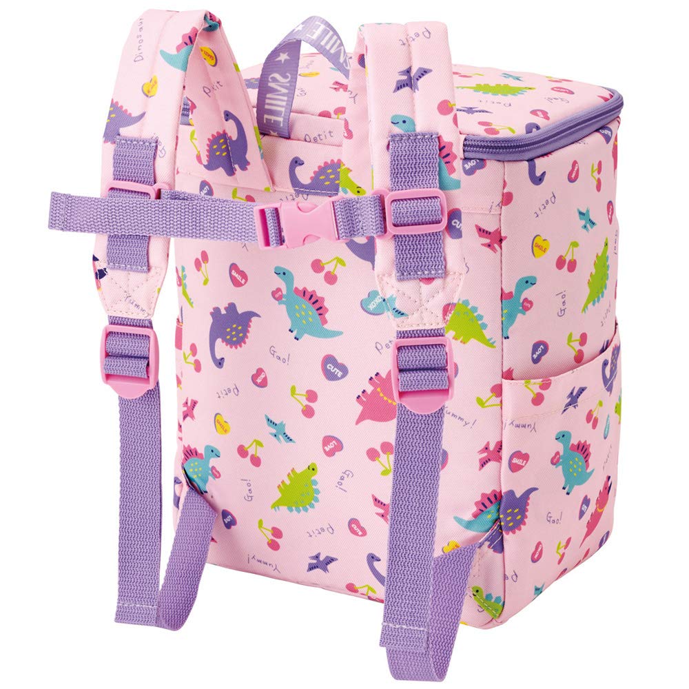 Skater Square Backpack for Kids, Happy & Smile Design, 25cm Wide x 16cm Deep x 30cm High, RYUSQ1