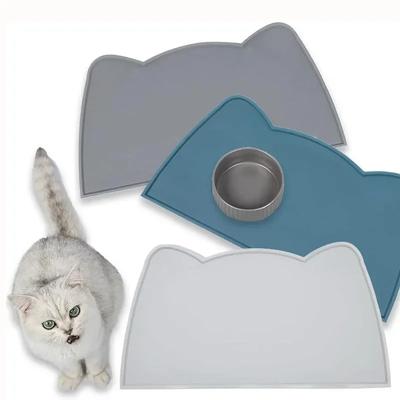 Bolsa CatS a Alfombras Gatos Perro Hogar. Almohadilla Limpia Mascota y Mantel Individual de Silicona Antideslizante Grado Alimenticio Impermeable Fácil Tazón Anti-sucio