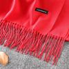 Sciarpa in cashmere spessa ed estesa autunno e inverno 2024, versatile sciarpa calda da donna, sciarpa a doppia faccia, scialle