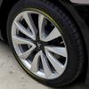 AMA1 4PCS/SET Car Vehicle Wheel Rims Protector Decor Strip Tire Guard Line Rubber Moulding Trim for Tesla Model 3 Y S  X 2017-2023
