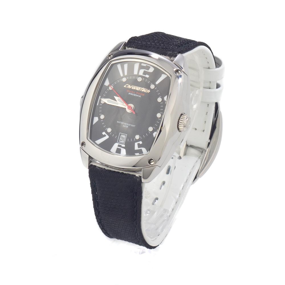 Zegarek CHRONOTECH CT7696L-01. Kwarcowy, Kolor Czarny. Kobieta.