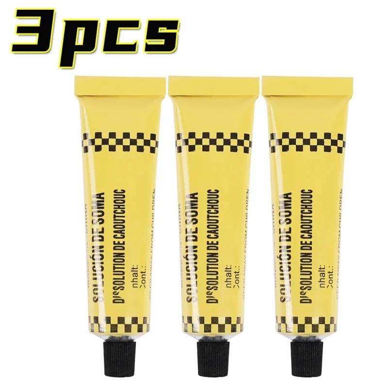 Powerful Automobile Tire Repairing Glue Inner Tube Puncture Kit Repair Cement Rubber Cold Patch Solution for Motorcycle Bicycle