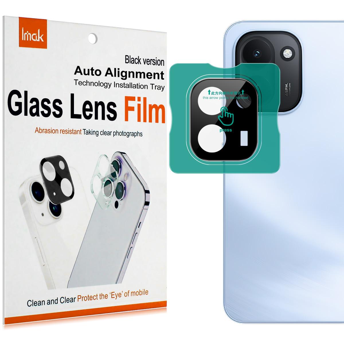 

For iQOO Z11 5G Glass IMAK High Definition Glass Lens Film Self-positioning Version Black Version iQOO Z11 5G