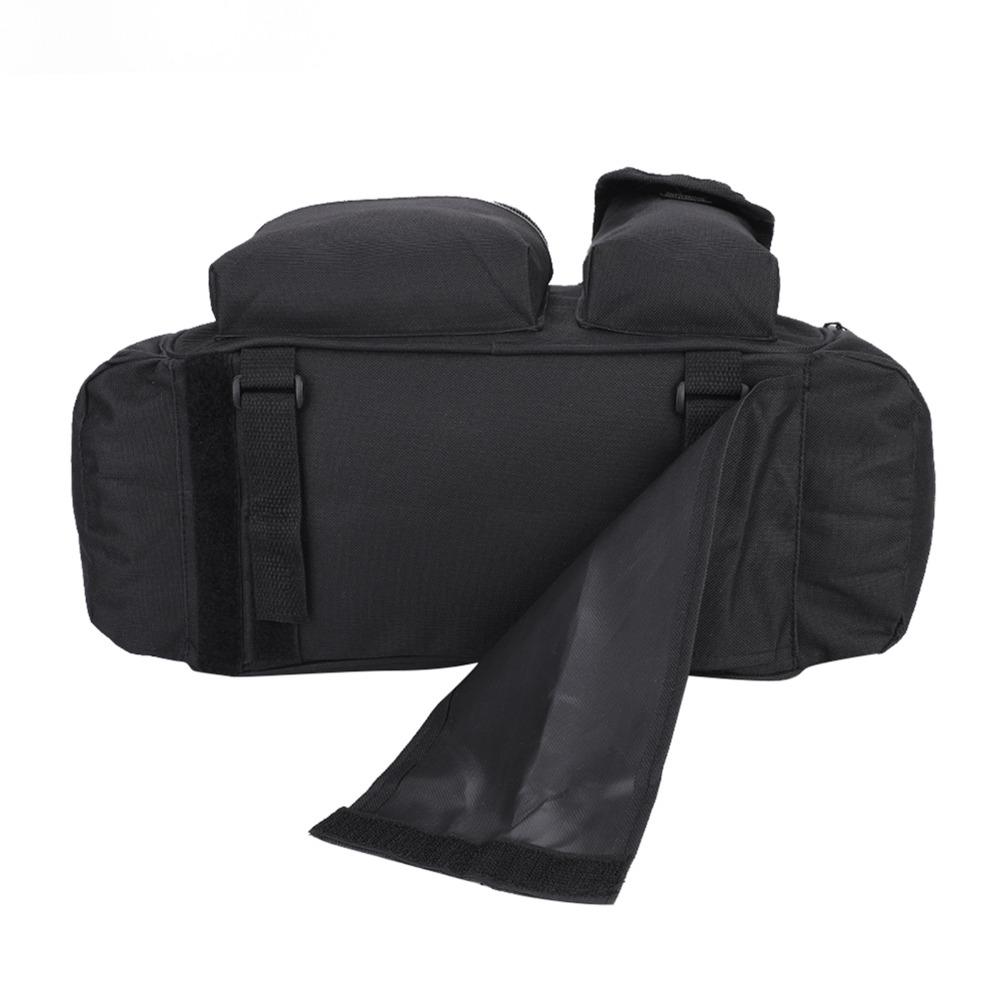 Polyester Bike Trunk Bag Adjustable Straps Bike Rear Seat Bag  Long‑distance Riding