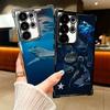 Ocean Whale Shark Soft Phone Case For Samsung Galaxy S26 Ultra S25 Edge S24 FE S23 Plus S22 S21 + S20 Plating Anti-Fall Fundas