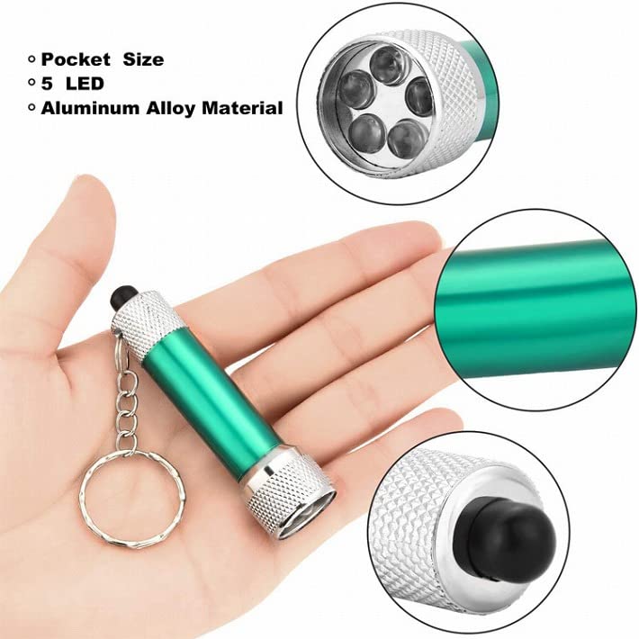 LTG LED Light Set of 5 Handy Light Keychain 7987626
