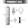 Compact Ti Alloy Key Clip Belt Keychain For Minimalist Lifestyle Attachment To Pockets Belts or Bags Securely