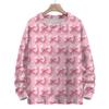 Women's Casual Long Sleeve Bow Woolen Sweatshirt Fall  Vacation Long Sleeve Pullover