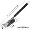 BBQ BBQ Brush Steel Wire Brush 18 Inch Three-layer Cleaning Brush Oven Cleaning Three-head Brush BBQ Tool Brush