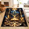 Mysterious symbolism and tools Print Carpet Rug for Living Room Bedroom Sofa Doormat Home Decor Non-slip Floor Mat