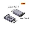 USB C to Micro B Extender Adapter 10Gbps USB3.0 Type C Female to Micro B Cable Extender for Laptop Phone Hard Drive Disk Samsung