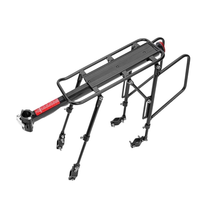 Mountain Bikes Rear Rack Carriers Bicycles Rear Luggage Travel Carriers Rack Bikes Rear Seats Rack Holder with Reflector 1