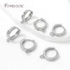 14K Gold Plated Brass Leverback Hoop Earrings with Loops,Multi/Single Open Loop Earring Connectors,DIY Jewelry Making Findings