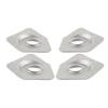 4X Lift Jack Cap A970086 / 970086 For Mercedes For W201 190E 190D Metal Replacement Parts Interior Accessories
