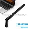 2.4GHz WiFi Glue Stick Antenna, 3dB, Foldable 90°, Male Pin Interface, Black