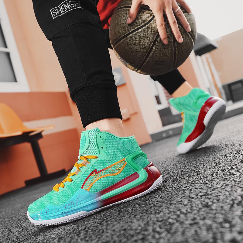 Blitz 8 Basketball Shoes Men's Sonic 12 Shoes Defender Actual Combat Teen Sneakers Women's Friction Sound Sneakers None