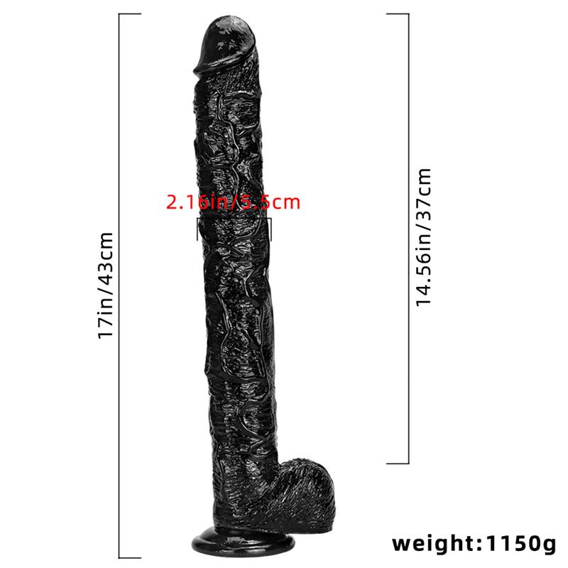 Women's Oversized Simulation Dildo Masturbator Goes Deep Into Anal Couples Sex Toys
