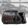 Multifunction  Motorcycle Saddlebags with Adjustable Straps Weatherproof Motorcycle Side Tool Bag Large for Shape Retent