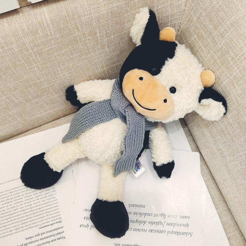 30CM New Cute Animal Cartoon Cows Stuffed Plush Toy Kawaii Cattle Comfortable Soft Toy Children Birthday Present Plush/Nano Doll