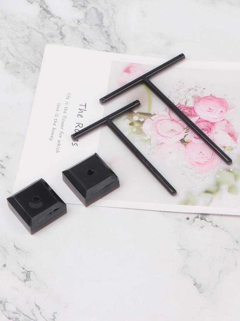 2 szt. Stojak ekspozycyjny na biżuterię w kształcie litery T, stojak do prezentacji zawieszek, uniwersalny, profesjonalna gablota, zestaw butikowy, półka na kolczyki