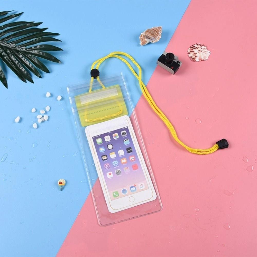 Thick Strap Waterproof Phone Case PVC Mobile Phone Pouch  Thailand Water Splashing Festival
