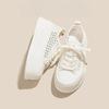 Ultra-light and breathable~ 7cm inner height-increasing hole shoes mesh white shoes women's 2025 new summer popular muffin board shoes