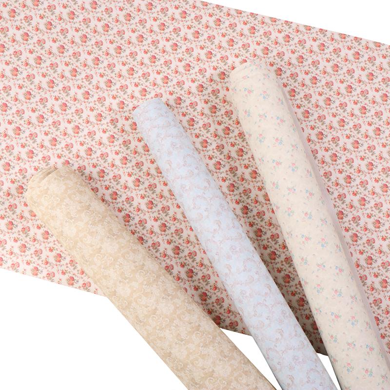 1 Meter 1/12 Dollhouse Printed Wall Paper Floor Covering Doll Home Background Sticker Decor Micro Scene Construction Props