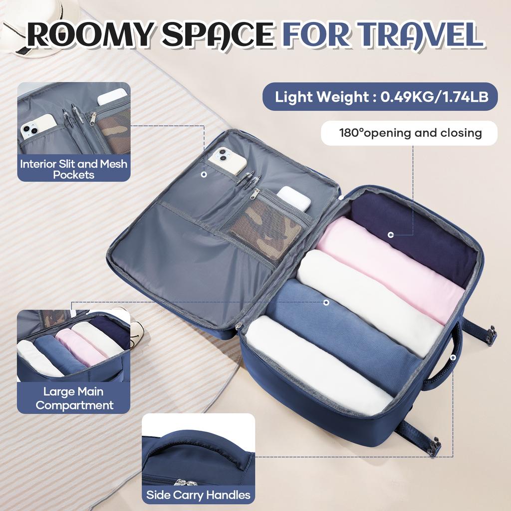 Ryanair 40x30x20 Travel Backpack Wizzair Cabin Airplane Cabin Hand Luggag Bags Men Women Work Business Backpack Laptop Packbag