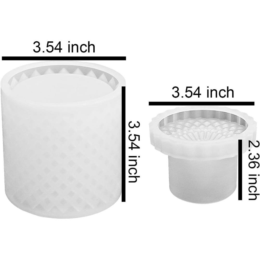 Large Resin Box Molds with Lids, Vintage 3D Jar Silicone Mold, Trinket Storage Container Box Mold for Resin Casting Home Decor