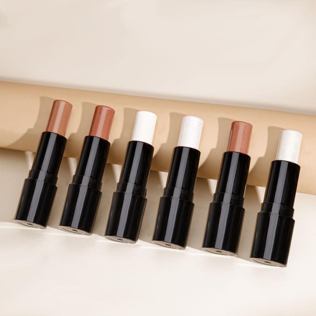 Doppelköpfiger Hochglanz-Kosmetikstift mit Perlglanz, dreidimensionale, natürliche Aufhellung und Gesichtsschattenmodifikation