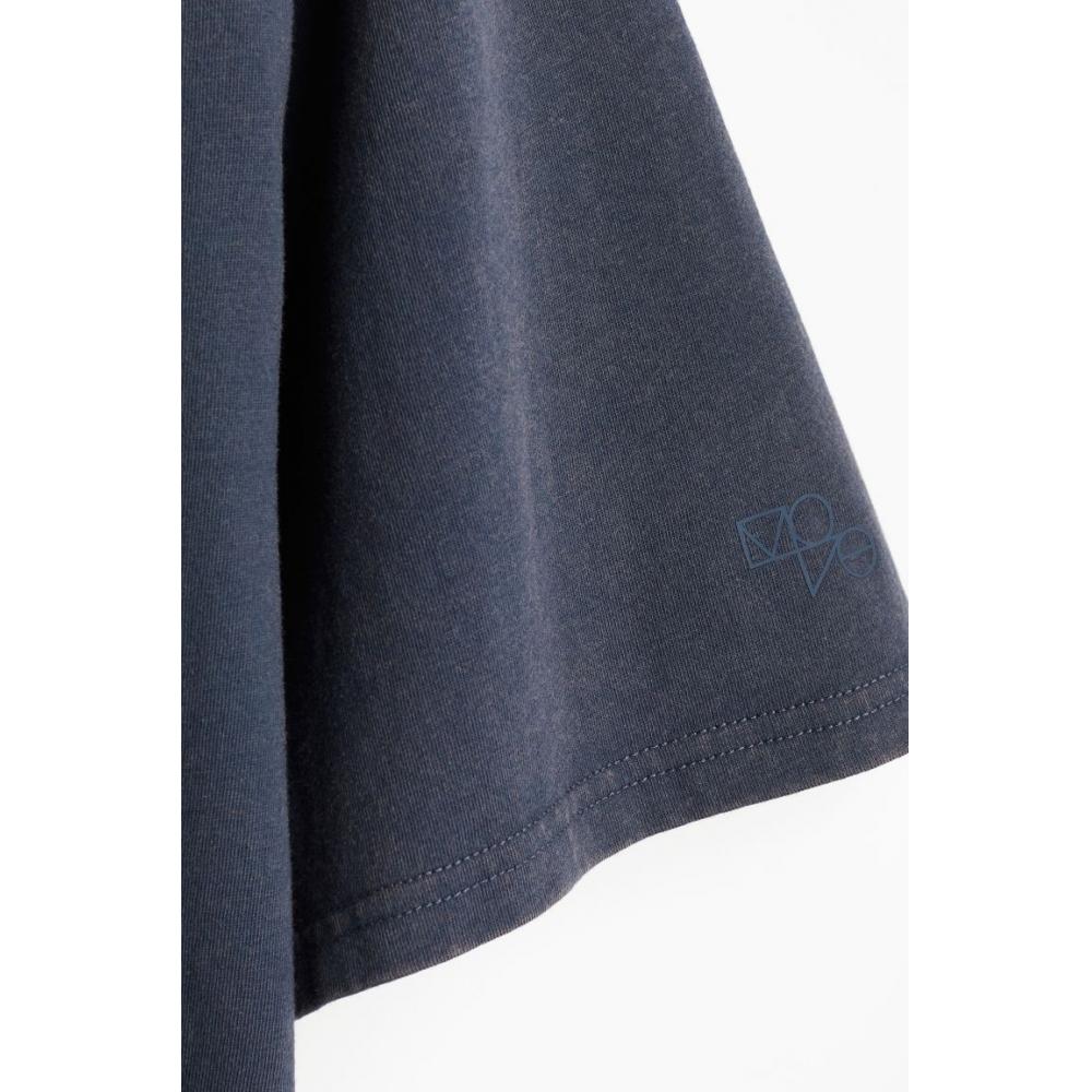 H M Sports Top Loose Fit dryMove Dark Blue