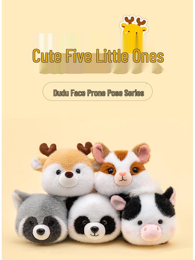 Cute Panda, Fox, Calf, Deer & Raccoon Plush Animal Pendant Doll