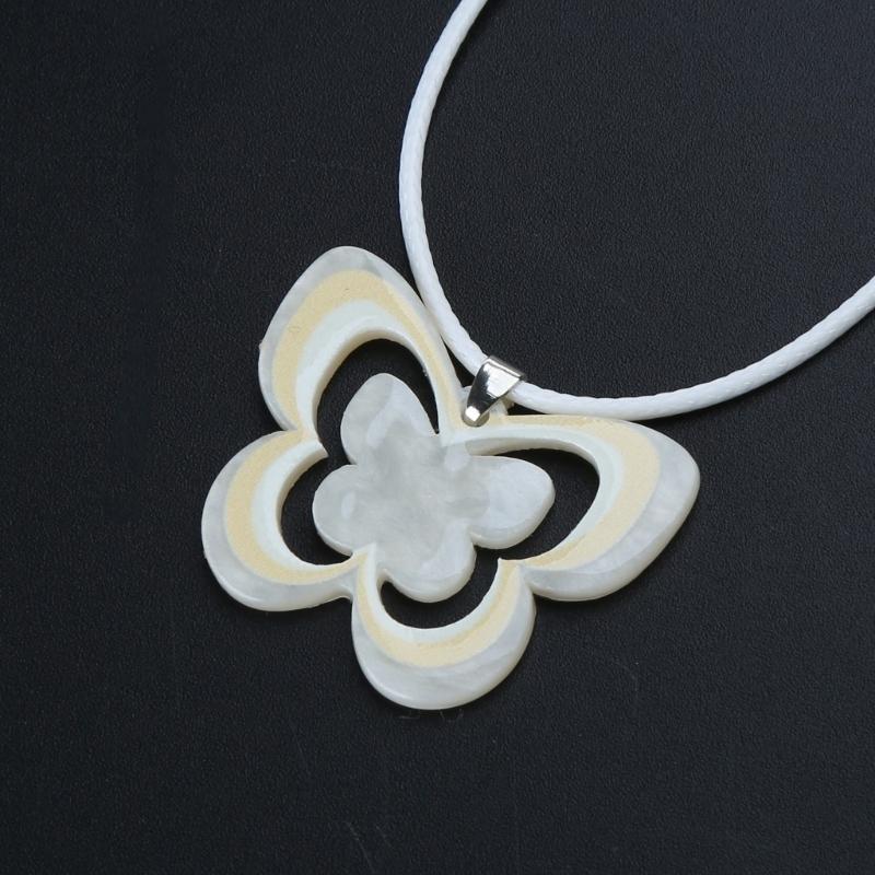 Charming Countryside Style Butterfly Necklace Acrylic Butterfly Charm Clavicle Chain Crystal Cord Choker Jewelry Gift