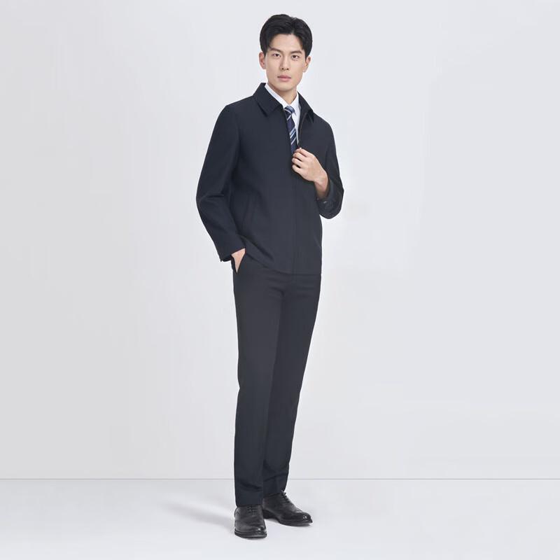 JOEONE Men's Business Casual Straight-Leg Trousers