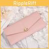 Stylish Women's Fox Embellished Long Lady Wallet Korean Version Women's Fresh And Lovely Leather Clip Multi-card Holder Phone Bag Hip