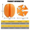 6PCS Buckle Rod Ball Fixed Snap Rod Device Protective Cover Storage Artifact Bundle Rod Ball Lure Rod Storage