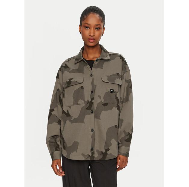 

Демисезонная куртка Converse 10026992-A01 бежевого цвета, свободного кроя M