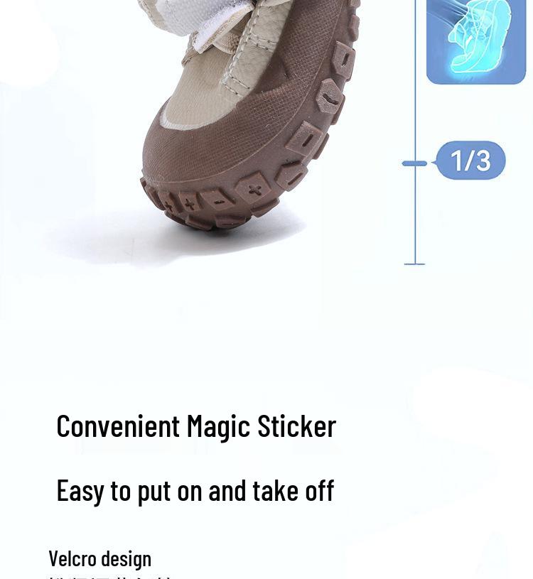 Spring & Autumn Korean-Style Casual Soft Sole Walker Shoes for Toddlers (1-3 Years) - Unisex, Comfortable, Anti-Kick