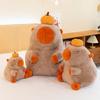 Persimmon Capybara Cartoon Plush Doll Childrens Birthday Gift Decoration Home