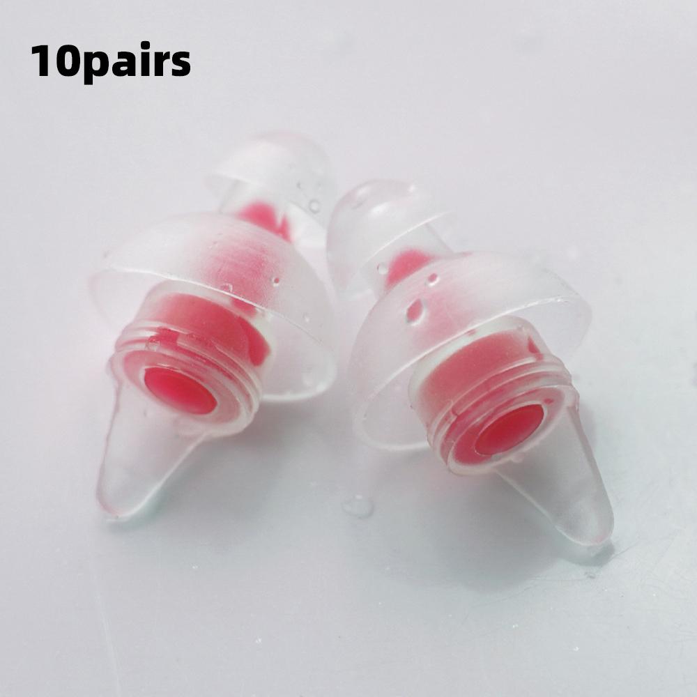 HUAK Reusable High Fidelity Concert Silicone Ear Plugs for Noise Cancelling Musicians Motorcycles Sleeping Work, Study, Swim