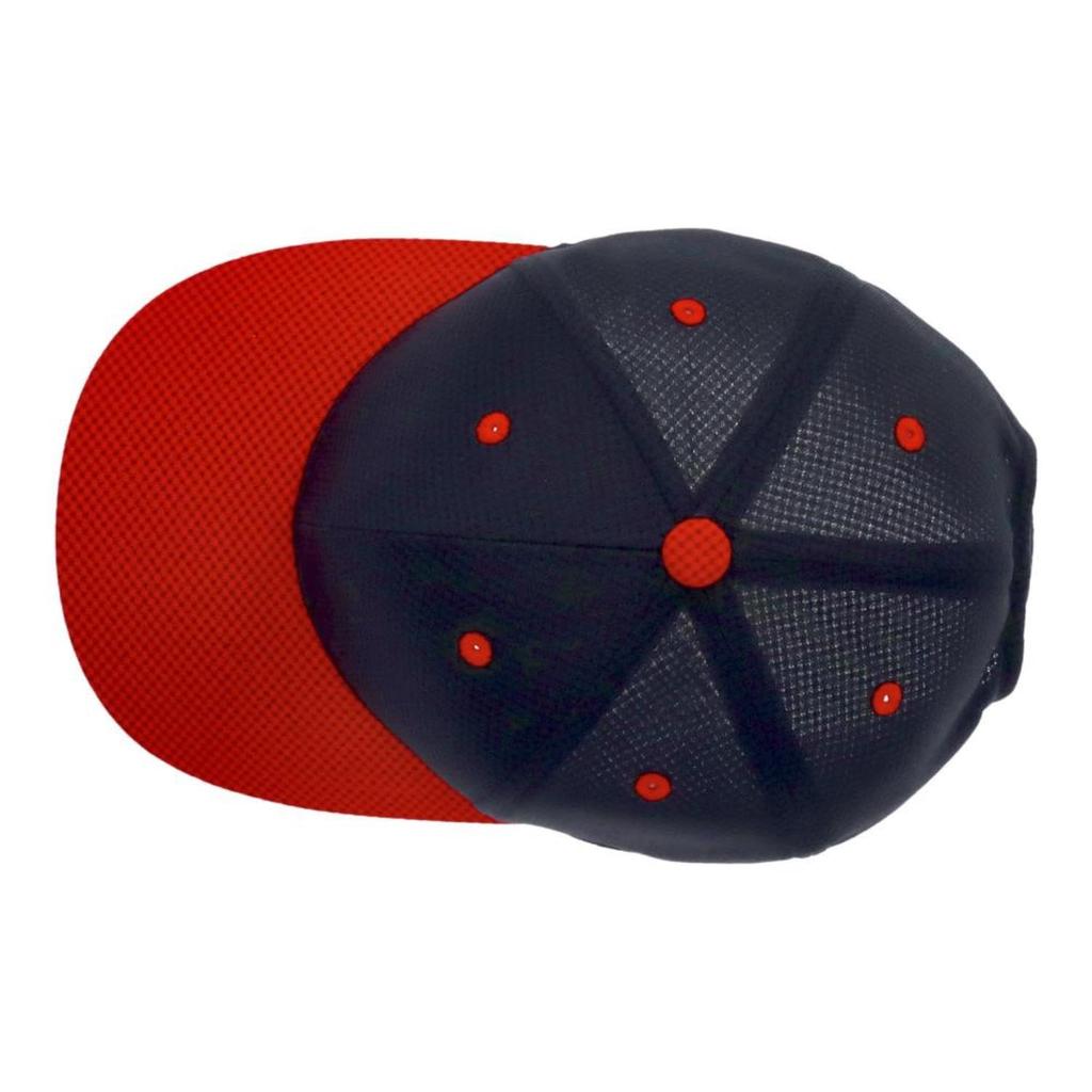 SSK Round Baseball Cap BC072 Navy x Red 6-sided (7020)