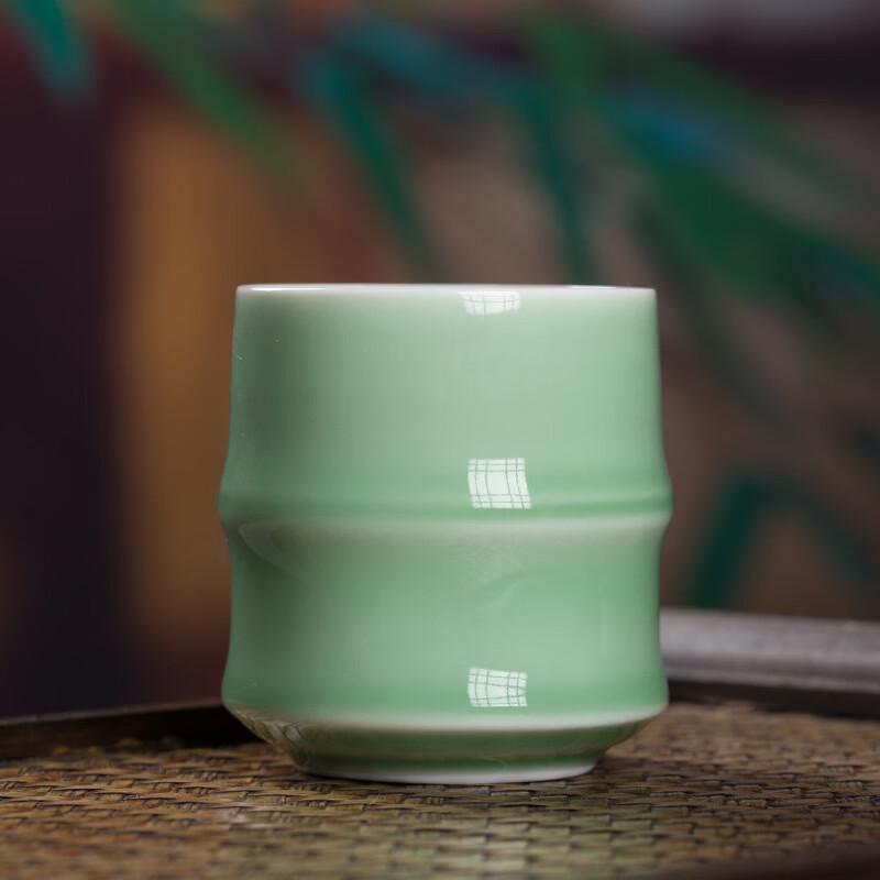 

Longquan Celadon Bamboo Teacup