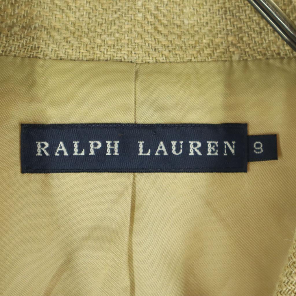 Beauty products RALPH LAUREN Long sleeve Herringbone Pattern tailored jacket Women Used
