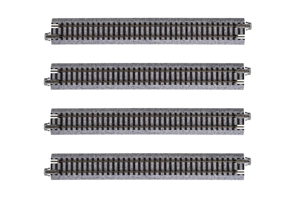 KATO N Gauge Straight Set of Model Railroad Supplies Track, 186mm, 4, 20-010,