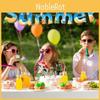 Themed Summer Beach Fruit Coconut Pattern Creativity Decorative Sticker Card