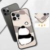 Cartoon Cute Panda Phone Case for Apple iPhone 17 Pro Max 15 Pro 7 8 XR XS MAX 12 16 Air 13 17e 11 14 Funda Phone Cover