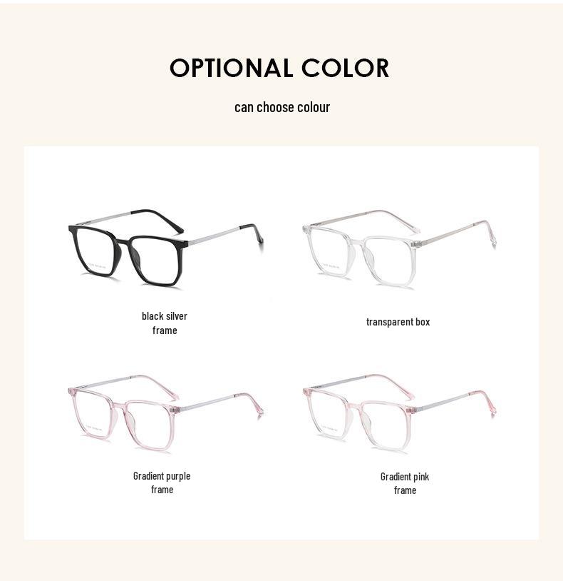 2181 Women's Polarized Magnetic Clip-On Dual-Use Prescription Glasses and Blush Gradient Sunglasses